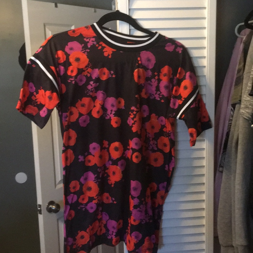 ASOS floral oversized t shirt